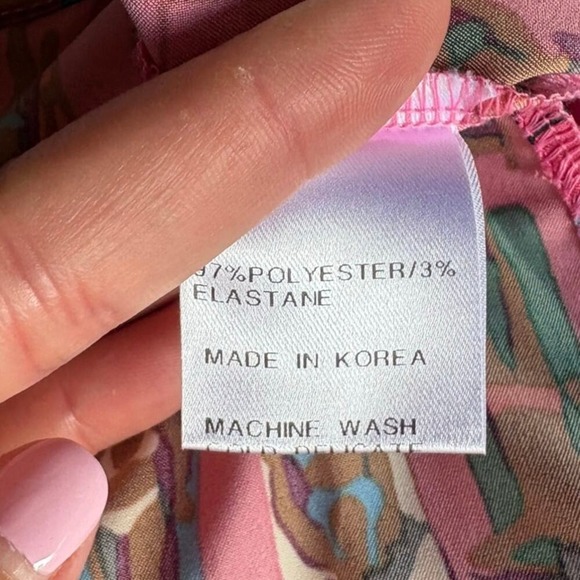 TRACY NEGOSHIAN Pink‎ Sunbathers Braided Neckline Shift Dress - Small - Picture 13 of 14